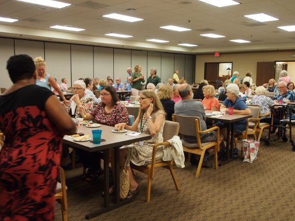 Master Gardeners and Friends Enjoying Good Food and Conversation