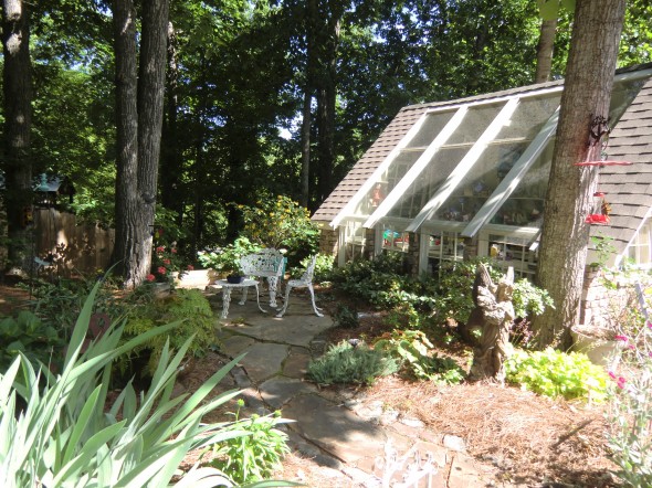 Greenhouse Shade Garden
